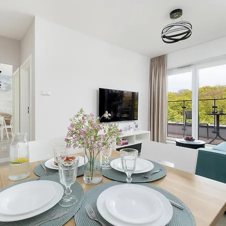 Апартаменты Seaside Nadmorskie Tarasy Kolobrzeg- Basen & Sauna & Jacuzzi & Fitness & Parking W Cenie Pobytu