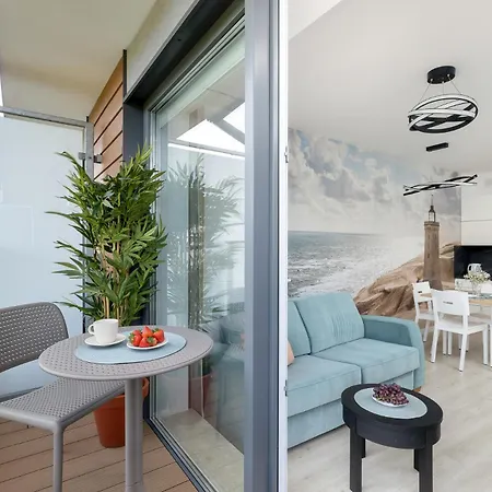 شقة Seaside Nadmorskie Tarasy Kolobrzeg- Basen & Sauna & Jacuzzi & Fitness & Parking W Cenie Pobytu *