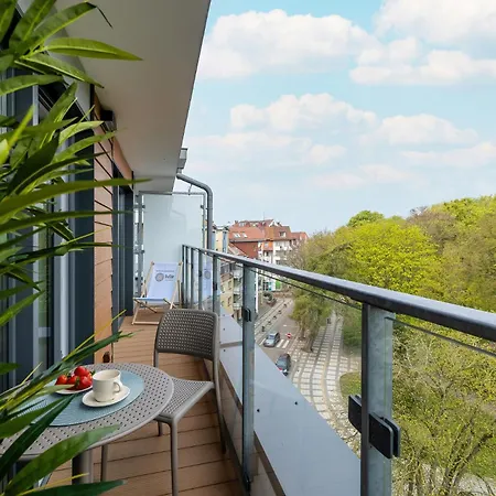 Seaside Nadmorskie Tarasy Kolobrzeg- Basen & Sauna & Jacuzzi & Fitness & Parking W Cenie Pobytu Апартаменты Колобжег